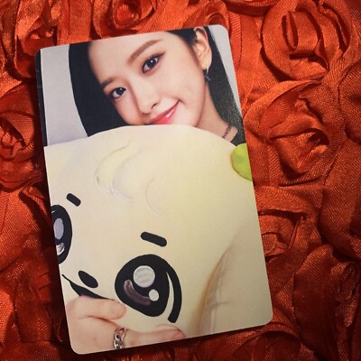 YUJIN IVE Kawaii Toy Edition Kpop Girl Photo Card Puppy Hug