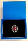 HSN Colleen Lopez Sterling Silver Ruby, Black Spinel & White Zircon Ring Size 8 — photo 10