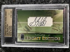 1/1 AUTO SIDNEY CROSBY FIRST ROUND PICK AUTOGRAPHE CARD 1/1 AUTO