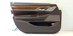 BMW OEM Door cover Front left 7448517 Leather "Nappa/black" vin:G717520 G11 G12