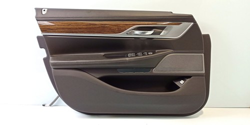 BMW OEM Door cover Front left 7448517 Leather "Nappa/black" vin:G717520 G11 G12