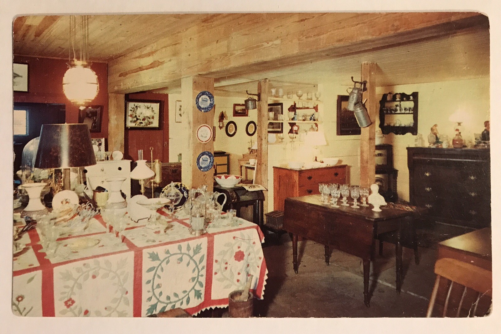 Newfane Inn, Newfane, Vermont VT Postcard Antique Shop In The Barn eBay