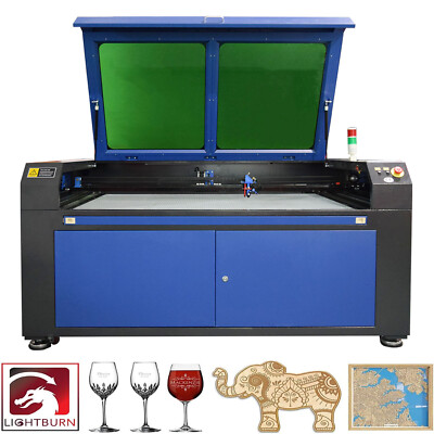 Autofokus 130W 1400x900mm CO2 Lasergravurmaschine Laserschneider mit Warnlicht