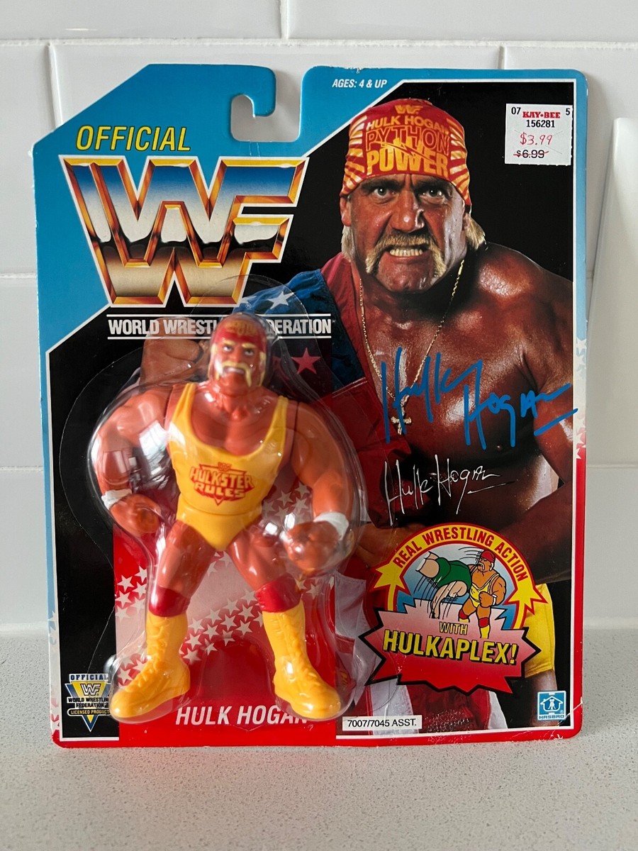 WWF Hasbro Hulk Hogan Signed/Autographed/JSA Certified MOC Series