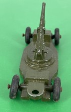Tootsietoy 4 Wheel Green Anti-Aircraft Howitzer Military WWII Cannon LG