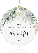 Our First Christmas Married Ornament 2025, 1St Christmas Married Ornament 2025,