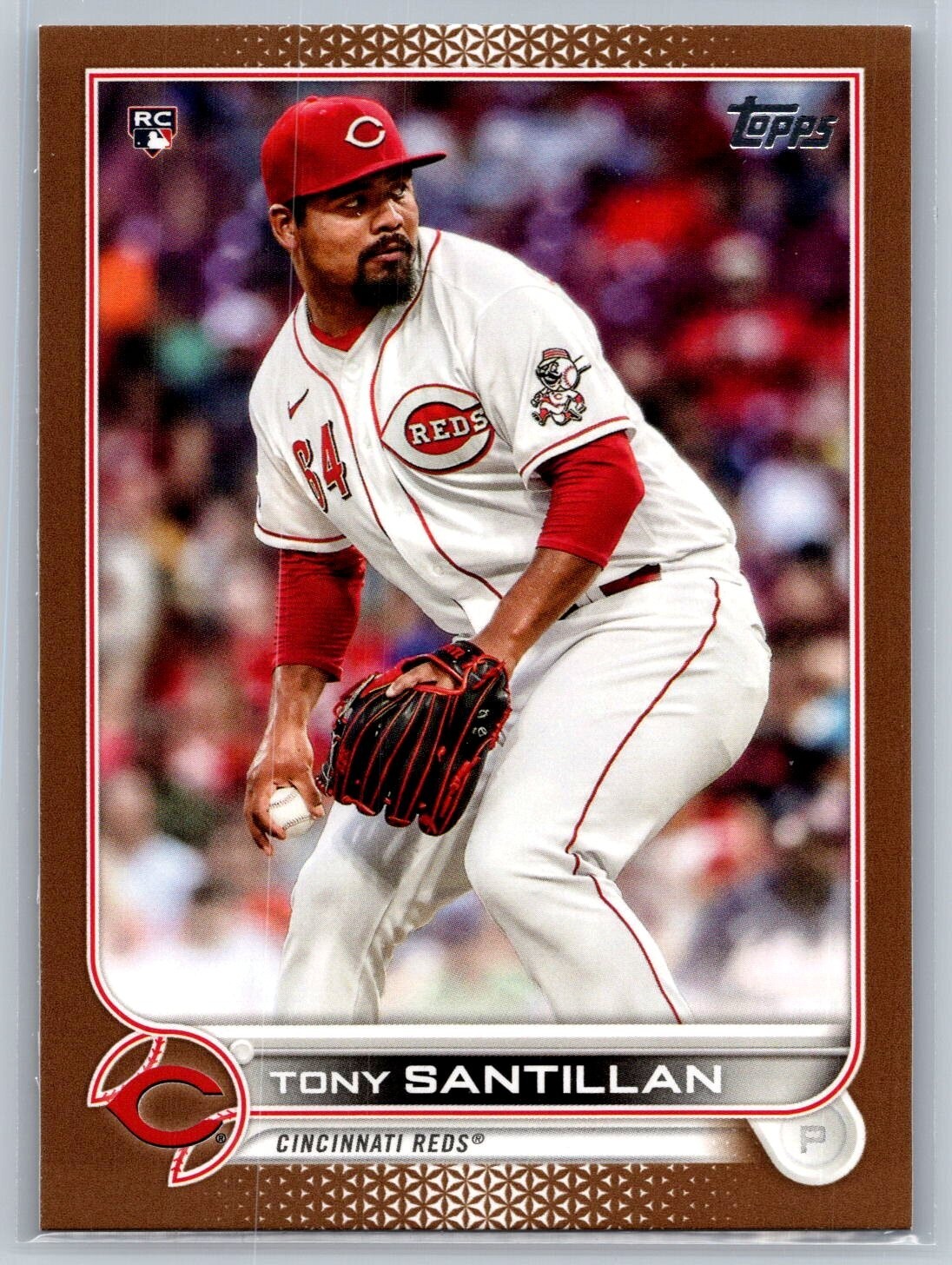 2022 topps baseball series 1 tony santillan gold rookie card 1503/2022 #111