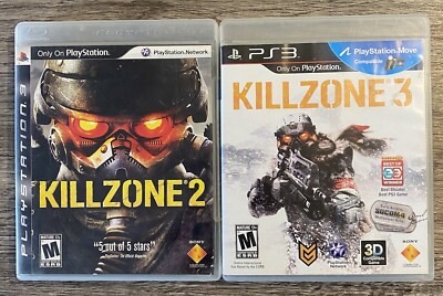 Killzone 2 and Killzone 3 PS3 Complete