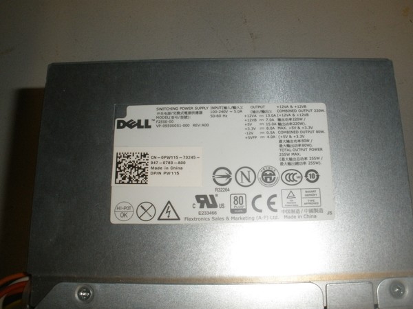 Fuente de Alimentación Dell F255E-00