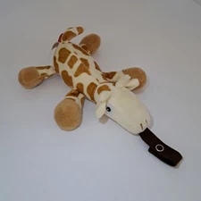 Nuby Brand Baby Giraffe Plush Pacifier Holder 8.5"