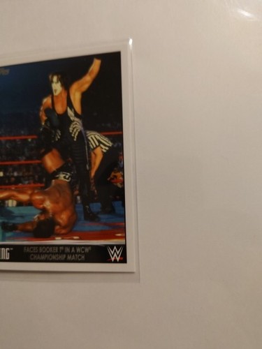 2015 Topps WWE Heritage Wal-Mart Exclusive Tribute Sting #39 Card Booker T - Picture 6 of 6
