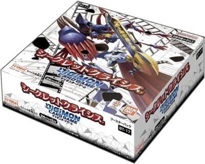 Digimon card game Booster pack Secret Crisis Box BT-17 Japanese