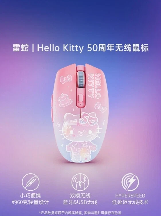 Razer x Sanrio Hello Kitty¹ Blackwidow TKL Mechanical Keyboard & Mouse Combo - Image 2 of 4