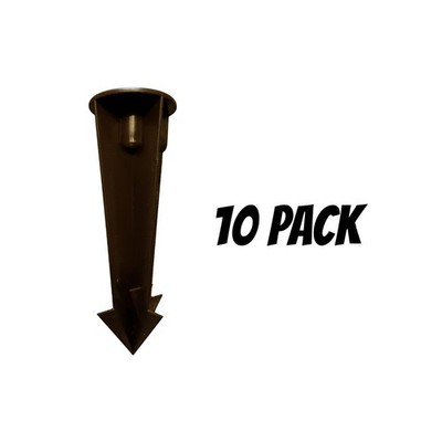 Kichler Lighting 10 Pack of Brown Slotted Ground Stakes - Used with 15384