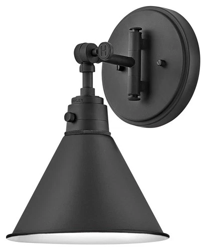 Hinkley Lighting 3691 Arti 12" Tall Hardwired Wall Sconce - Black - Picture 5 of 5