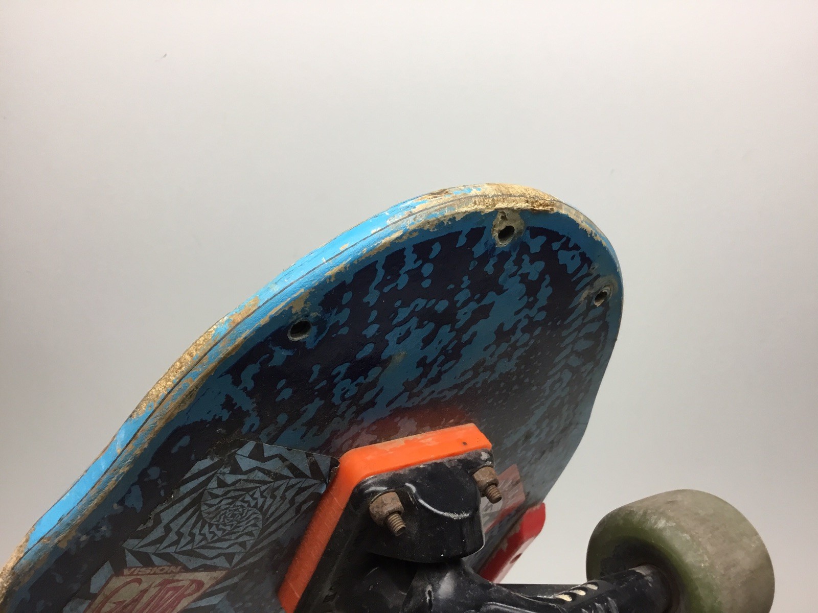 Vintage Powell Peralta 1980 Mike McGill Skateboard Gull Wing Trucks Slime Ball