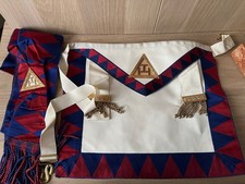 Décors de Compagnon de Royal Arche Tablier et écharpe fabrication anglaise