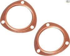 3 Bolt Header Gasket 3 Collector Gaskets Copper 350 Header Gasket Exhaust Flange