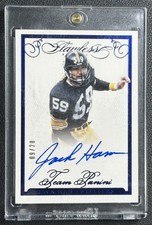 JACK HAM 2015 PANINI FLAWLESS #TPA-JH TEAM PANINI AUTO BLUE 09/20 STEELERS