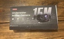 Q60Pro Q60 Pro Underwater Camera 4K Wi-Fi 15m Waterproof 8x Zoom Black