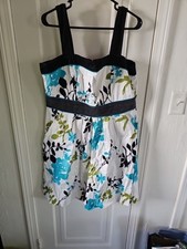 Dressbarn above the knee length empire waist dress Womens sz 16