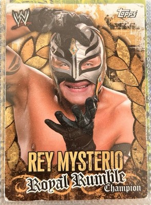 2007 Topps WWE Face Off! ROYAL RUMBLE CHAMPIONS Rey Mysterio