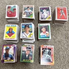 1000 Card Lot! - 1988 & 1990 Topps Baseball - Glavine, Musial, Hershiser, Gooden