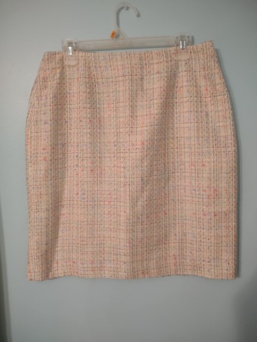 Blazer forrado traje de tweed de dos piezas para mujer Laura Scott + falda 16 carrera Pascua - Imagen 2 de 8