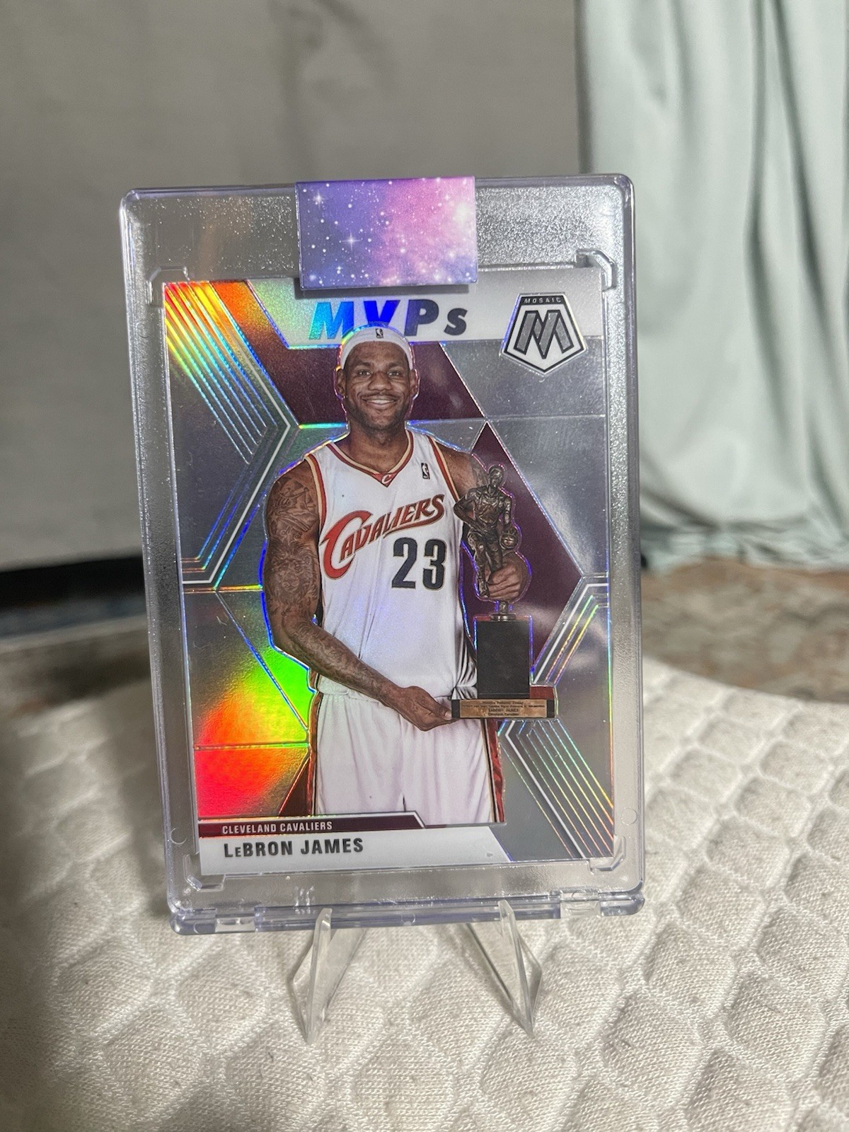 2019-20 Panini Mosaic - MVPs LeBron James #298 Silver Prizm