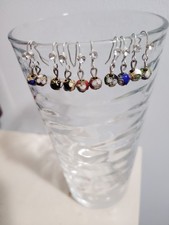 5 Pairs cloisonn  beads, a type of enameled bead. . There Very Cute