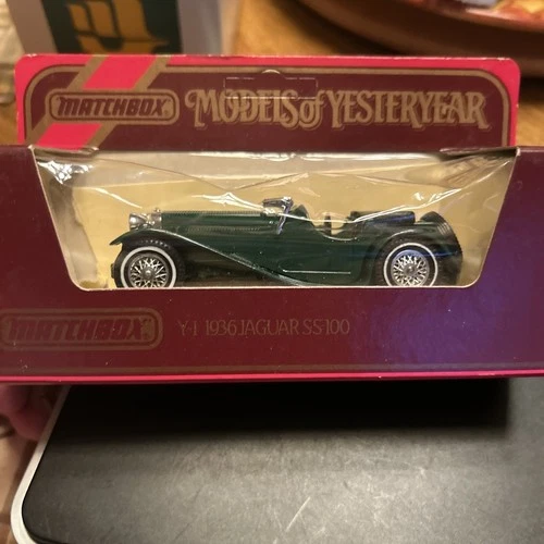 Matchbox Models of Yesteryear 1936 Jaguar SS 100 Y-1 Vintage Diecast Car