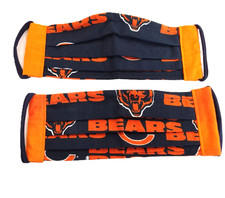HAND MADE FABRIC FACE MASK COVERS ADULT MED. CHICAGO BEARS