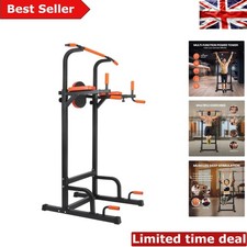 Heavy-Duty Dip Station and Pull-Up Rack - 440lbs Capacity for Safe Home Training