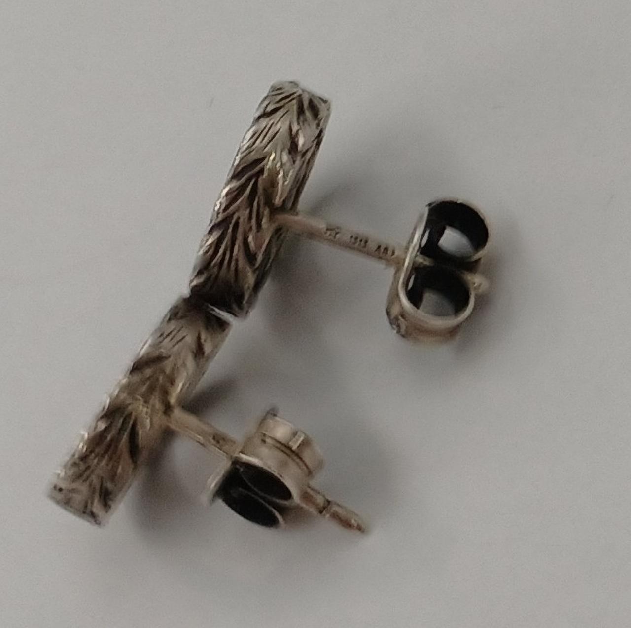 Gucci Interlocking G Arabesque Stud Earrings Ster… - image 2