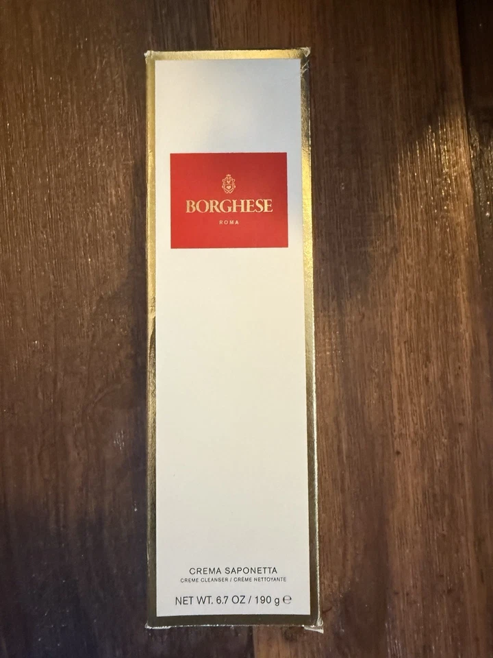 Borghese Roma Crema Saponetta Crema Limpiadora Tubo 6.7oz Limpia Poros Obstruidos Foto 2 de 2