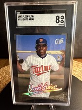 1997 Fleer Ultra #518 David Arias Ortiz RC EXMT/NM SGC 8 BIG PAPI