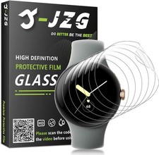 6 Pack High Clarity Screen Protector for Google Pixel Watch 41mm, Anti Scratch F