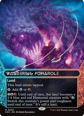 Wandering Fumarole (0045) (Borderless) Edge of Eternities: Stellar Sights Foil