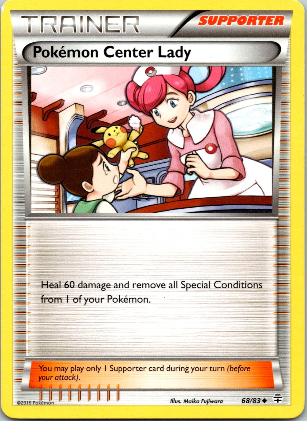 POKEMON CENTER LADY - 68/83 - GENERATIONS - - LP