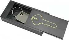 HideKey Magnetic Key Box - Emergency Safe, Car  Home Use Small, Black