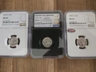 Lot of 3 Mercury Dimes NGC 1943 1944 MS 66 ORIGINAL BAG FRAGMENT BEAUTIFUL!