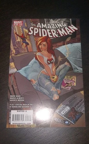 Amazing Spider-Man #601 VF Marvel Comics 2009 J Scott Campbell Iconic Cover