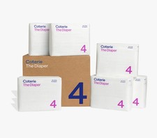 Best Seller Coterie Ultra-Soft Diapers, 6-Pack, Size: 04 20-32lbs 