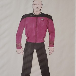 Star Trek Picard Uniform Original Concept Art Print Poster - 2 Images Original
