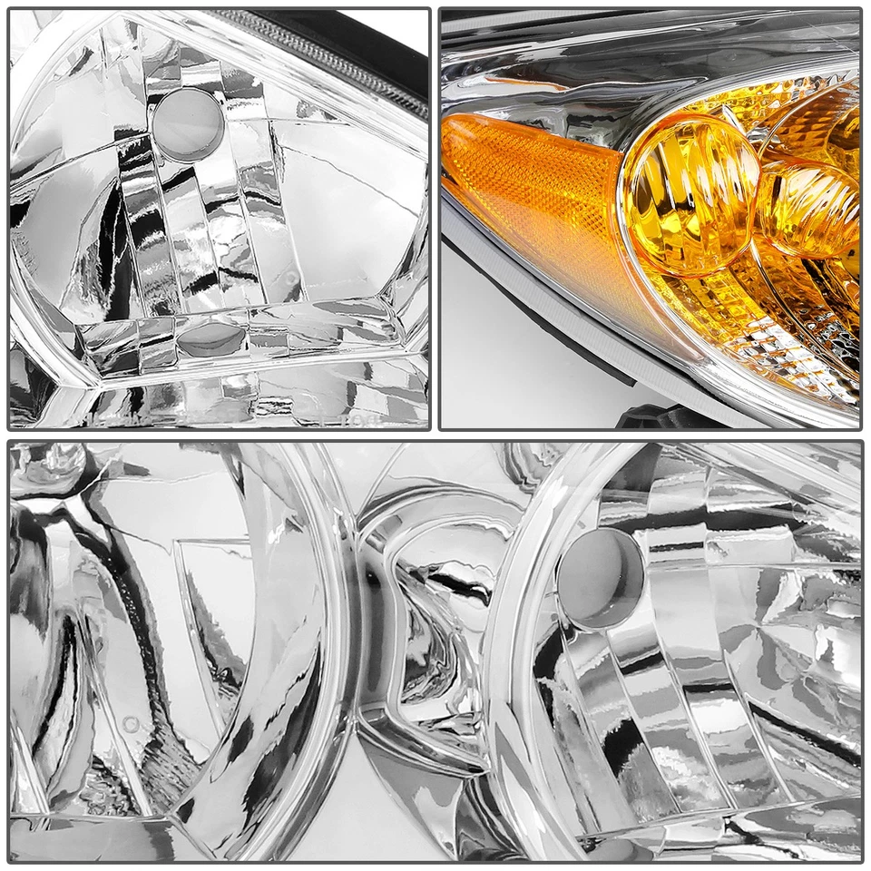 PARA 02-04 TOYOTA CAMRY LADO DERECHO CARCASA CROMADA ESTILO OE FARO LÁMPARA 03 Foto 4 de 4