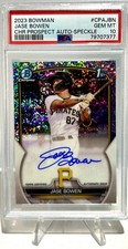 2023 Bowman Chrome Auto Speckle Ref /299 Jase Bowen #CPAJBN PSA GEM-MT 10 RC