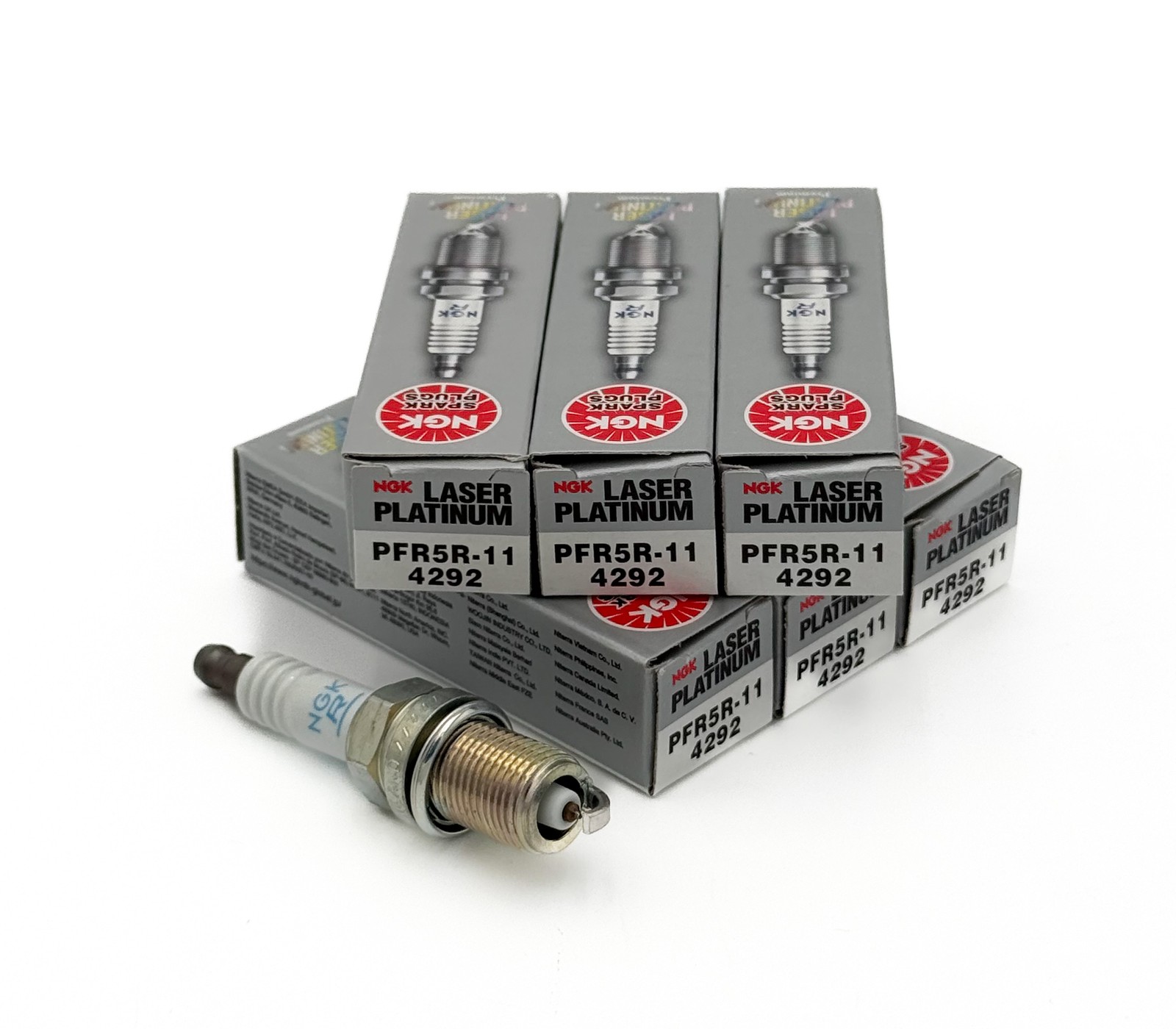 6x NGK PFR5R-11 Laser Platinum Spark Plug 4292 for Mercedes Benz W202