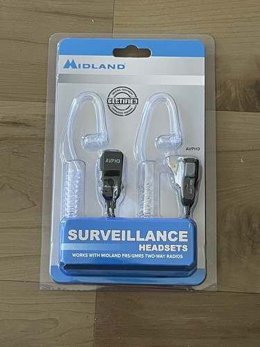 Midland AVPH3 White In-Ear Only Headsets - Picture 1 of 3