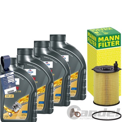MANN ÖLFILTER+FUCHS GT1 FLEX FR 5W30 passend für CITROËN C3 PEUGEOT 207/207+/HDI