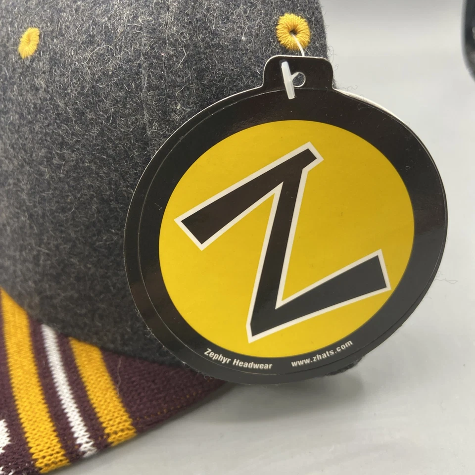 Arizona State ASU Sun Devils NCAA Zephyr The Z Snapback Hat Adjustable Sparky - Image 4 of 4